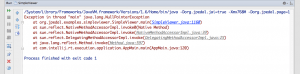 Java exception