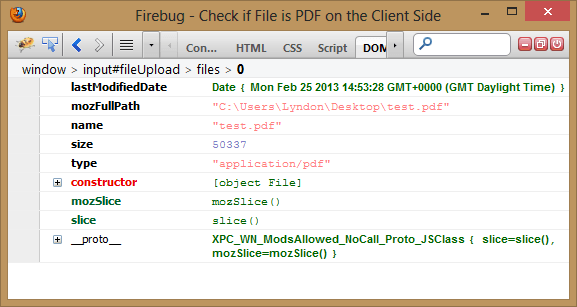 File Object