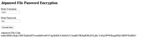apache password
