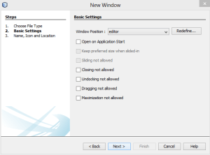 WindowPsition