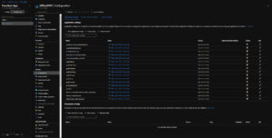 Configuration tab