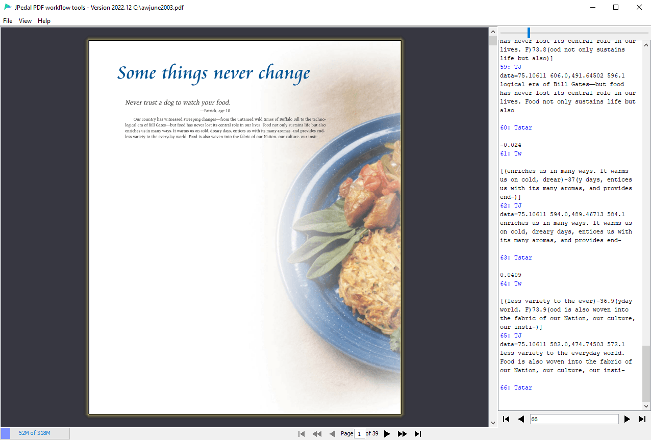 Java PDF Inspector